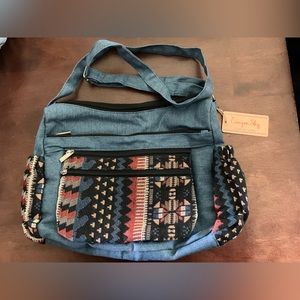 Southwest inspired messenger bag